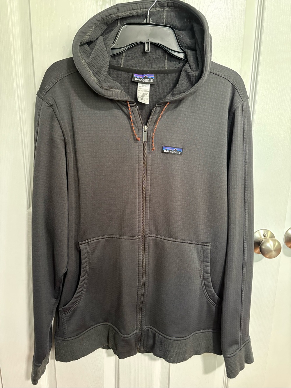 Patagonia Men's Upslope Full-Zip Hoody - R1 Polartec Forge Gray- Fleece Size L